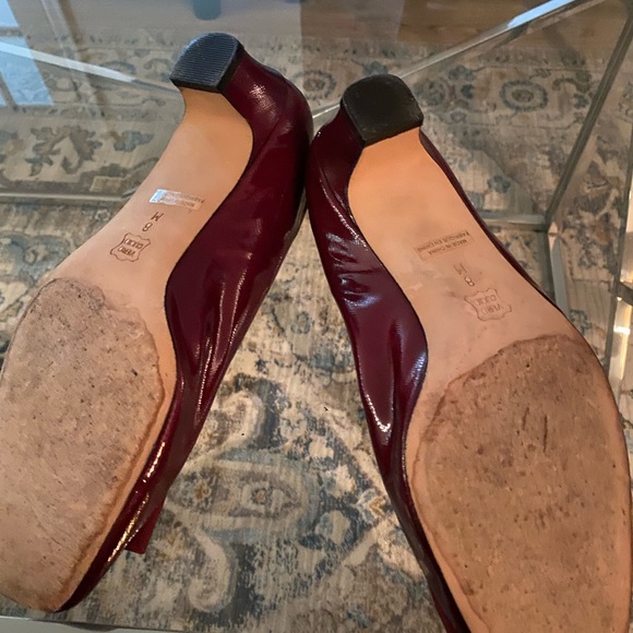 Vaneli Dark Red Patent Comfort Women's Block Heel - US 8 - 1.5 heel - Picture 6 of 6